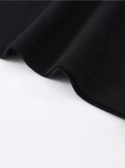 20/1 Penye Compack SPACEBALLS Erkek Baskılı Oversize Bisiklet Yaka Kısa Kol Yazlık T-shirt - Siyah